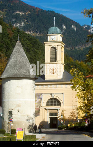 Österreich, Semmering, Reichenau an der Rax, Pfarrkirche zum Heiligen 'Barbara'. Die Pfarrkirche Reichenau, geweiht der Hl. Barb Banque D'Images