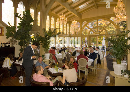 Österreich, Semmering, Reichenau an der Rax, Schlossgärtnerei Wartholz ist nicht nur Gärtnerei sondern auch Cafe und Literatursa Banque D'Images