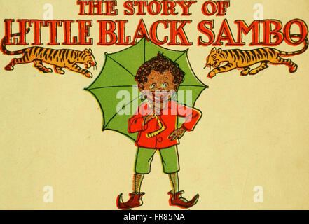 L'histoire de Little Black Sambo (1908) Banque D'Images