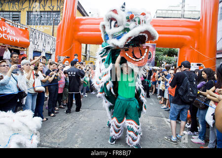 Célébration du Nouvel An chinois - nombre 4711 - l'année du serpent de l'eau Banque D'Images