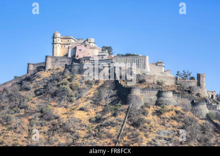 Fort de Kumbhalgarh, Mewar, Rajsamand, Rajasthan, Inde, Asie Banque D'Images