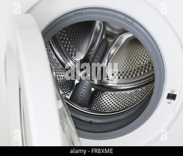 Lave-linge, Close Up. Banque D'Images