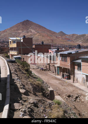 Potosi Bolivie silver mountain Banque D'Images