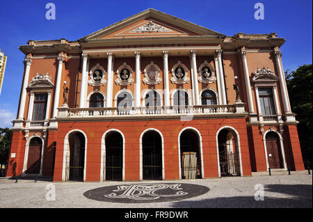 Façade du Teatro da Paz ville de Belem - construction 1878 Banque D'Images