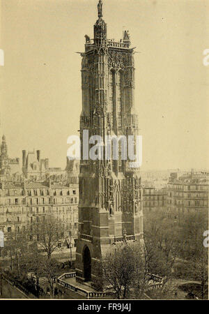 Paris comme vue et décrite par de célèbres écrivains (1900) Banque D'Images