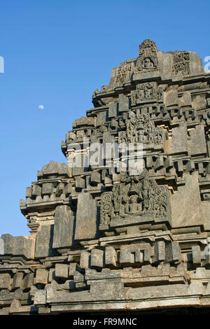 L'Asie, l'Inde, Karnataka, Sravanabelagola, Akkana Basadi, Banque D'Images