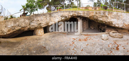 Le champ des bergers de Bethléem est dit l'endroit où les bergers regardaient leurs troupeaux la nuit et les Anges leur semblaient avec T... Banque D'Images