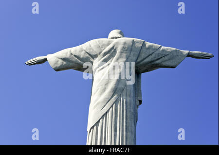 Statue du Christ Rédempteur sur la montagne du Corcovado Banque D'Images