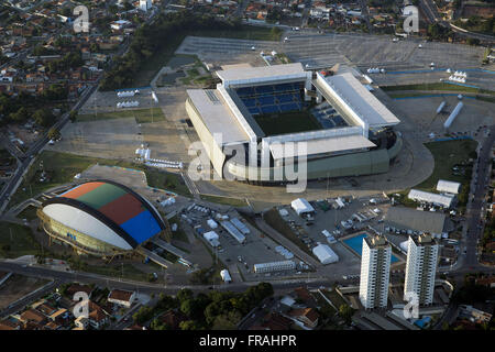 Vue aérienne de l'Arena Pantanal Banque D'Images