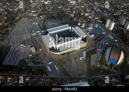 Vue aérienne de l'Arena Pantanal Banque D'Images