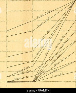 *Comptes rendus hebdomadaires des séances de l'Académie des sciences* (1919) est une revue scientifique qui rend compte des réunions hebdomadaires de l'Académie des sciences. Il couvre un large éventail de disciplines scientifiques, y compris la physique, la biologie et les mathématiques, offrant un aperçu des progrès scientifiques du début du XXe siècle. Banque D'Images