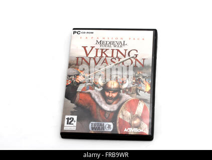 Total War médiéval Viking Invasion expansion pack par Activison jeu PC Banque D'Images