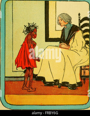 L'histoire de Little Black Sambo (1908) Banque D'Images