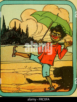 L'histoire de Little Black Sambo (1908) Banque D'Images