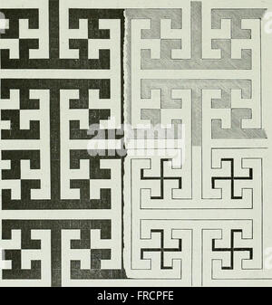 Cette publication de 1910 plonge dans l'art décoratif japonais, examinant ses différents styles et techniques. Il met en évidence les motifs complexes, les matériaux et l'importance culturelle des pratiques décoratives japonaises à travers les périodes. Banque D'Images