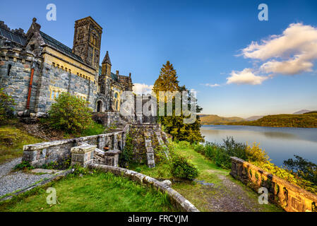 St Conans Kirk situé dans Loch Awe, Argyll and Bute, Ecosse Banque D'Images