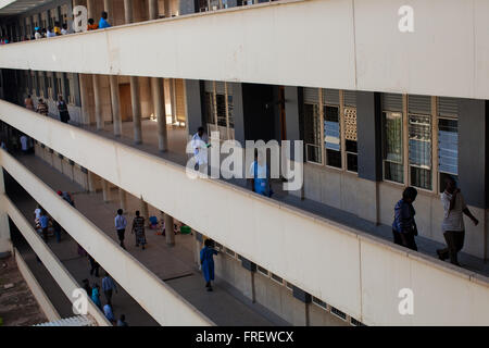 L'hôpital Mulago, Afrique Ouganda Banque D'Images