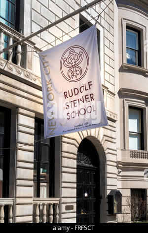 École Rudolf Steiner, NYC Banque D'Images