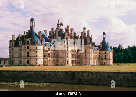 Chateau de Chambord, Loir-et-Cher, Loire Valley, France Banque D'Images