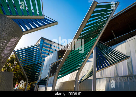 Centre de congrès à la zone du Forum, quartier Diagonal Mar, Barcelone, Catalogne, Espagne Banque D'Images