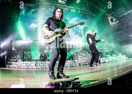 Milan, Italie. 22 mar, 2016. groupe power metal avantasia effectue vivent à Alcatraz à Milan, Italie, le 22 mars 2016 Credit : mairo cinquetti/Alamy live news Banque D'Images