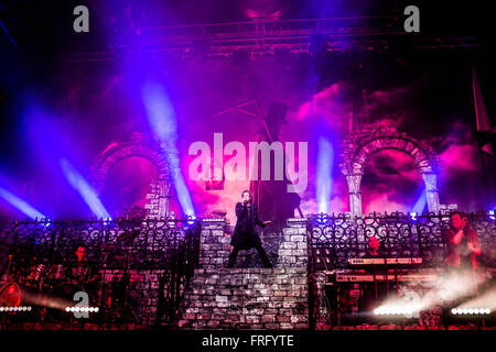 Milan, Italie. 22 mar, 2016. groupe power metal avantasia effectue vivent à Alcatraz à Milan, Italie, le 22 mars 2016 Credit : mairo cinquetti/Alamy live news Banque D'Images