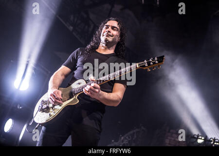 Milan, Italie. 22 mar, 2016. groupe power metal avantasia effectue vivent à Alcatraz à Milan, Italie, le 22 mars 2016 Credit : mairo cinquetti/Alamy live news Banque D'Images