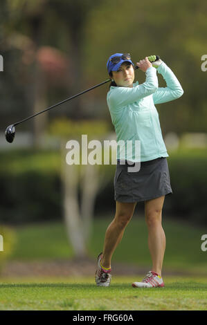 Longwood, Floride, USA. Mar 31, 2014. Joy Trotter au cours de la ronde finale de la Classique de golf de l'AIO à Alaqua Country Club le jour} {aujourd'hui mars 2014, Longwood, Floride.ZUMA PRESS/Scott A. Miller © Scott A. Miller/ZUMA/Alamy Fil Live News Banque D'Images