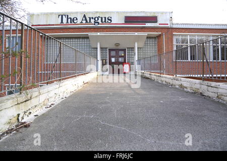 L'ancien Hollingbury bureaux du journal Argus Brighton Banque D'Images