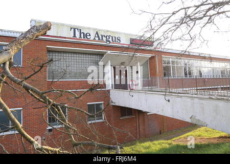 L'ancien Hollingbury bureaux du journal Argus Brighton Banque D'Images