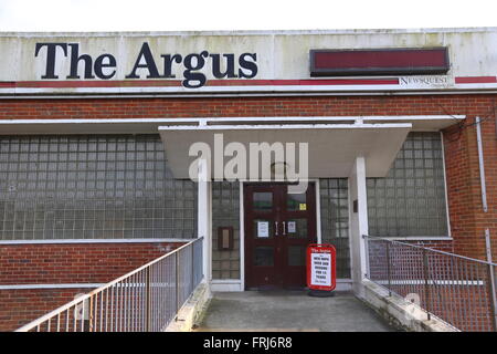 L'ancien Hollingbury bureaux du journal Argus Brighton Banque D'Images