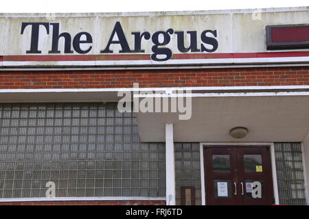 L'ancien Hollingbury bureaux du journal Argus Brighton Banque D'Images