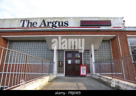 L'ancien Hollingbury bureaux du journal Argus Brighton Banque D'Images