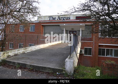 L'ancien Hollingbury bureaux du journal Argus Brighton Banque D'Images