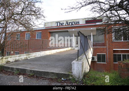 L'ancien Hollingbury bureaux du journal Argus Brighton Banque D'Images