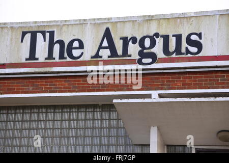 L'ancien Hollingbury bureaux du journal Argus Brighton Banque D'Images