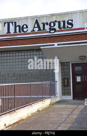 L'ancien Hollingbury bureaux du journal Argus Brighton Banque D'Images