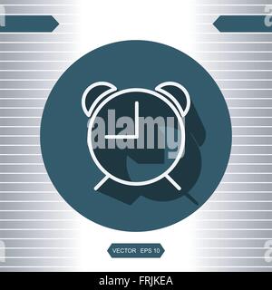 radio-réveil Illustration de Vecteur