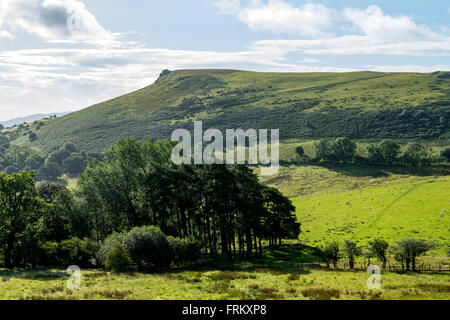 Willstone Hill de Caer Caradoc Hill dans le Stretton hills, Church Stretton, Shropshire, England, UK Banque D'Images