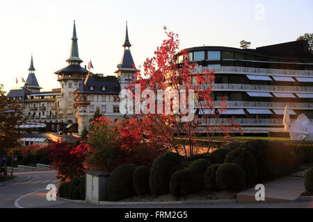 Vue extérieure de l'hôtel Dolder Grand Hotel, Zurich, Suisse Banque D'Images