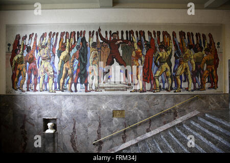 L'escalier principal du Kunsthaus de Zurich, le musée des beaux-arts de Zurich Suisse Banque D'Images