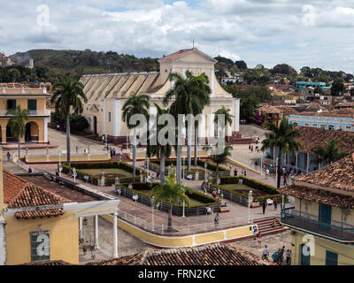 Architecture église Cuba Trinidad Banque D'Images