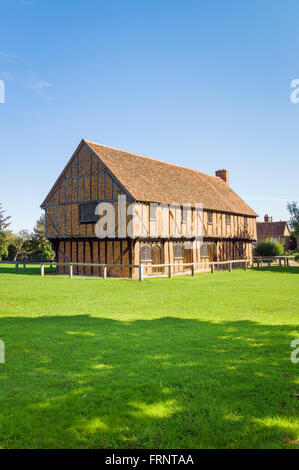 Le Moot Hall à Elstow village de naissance de John Bunyan Bedfordshire UK Banque D'Images