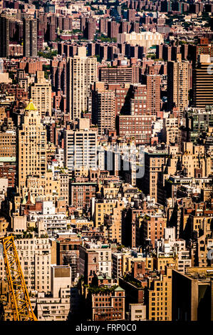 Les bâtiments de la ville de New York, USA. Banque D'Images