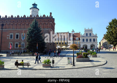 Marché Couvert, Sandomierz Pologne podkarpackie Banque D'Images