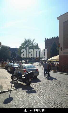 Sandomierz, Place de la vieille ville, podkarpackie voivodship, Pologne Banque D'Images