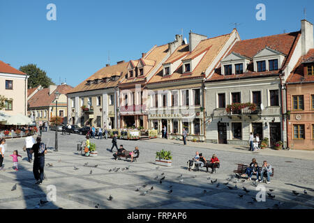 Sandomierz, Place de la vieille ville, podkarpackie voivodship, Pologne Banque D'Images