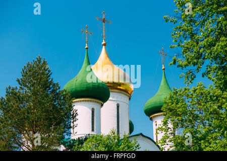 Dans la cathédrale de la Transfiguration Monastère de Saint Euthymius à Suzdal, la Russie. Le monastère a été fondé au 14e siècle Banque D'Images