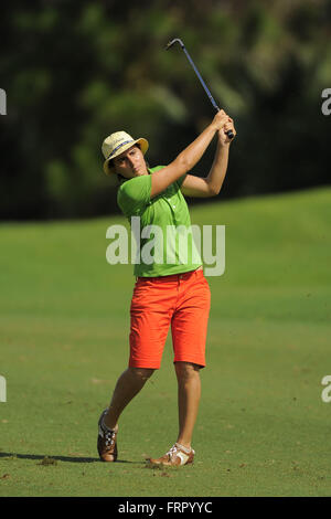 Daytona Beach, FL, USA. 29 août, 2013. Fiona Puyo pendant le troisième tour de la LPGA Symetra Tour Championship sur International le 29 septembre, 2013 à Daytona Beach, en Floride. ZUMA Press/Scott A. Miller © Scott A. Miller/ZUMA/Alamy Fil Live News Banque D'Images