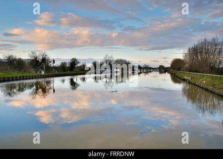 Gloucester et la netteté ; Canal ; Somerset UK Banque D'Images